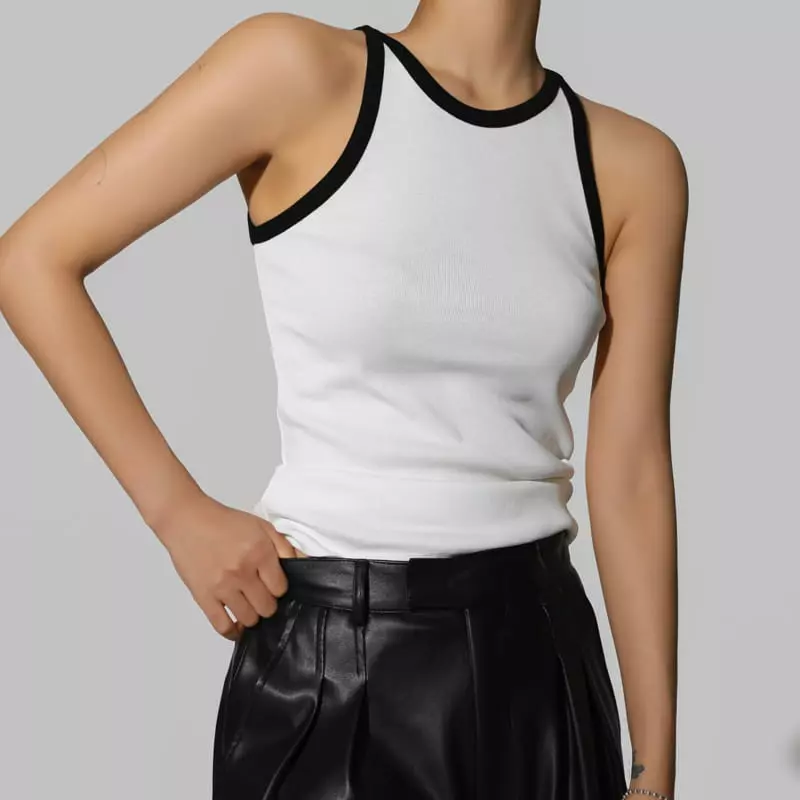 Paper Moon - Korean Women Fashion - #restrostyle - Color Top - 2