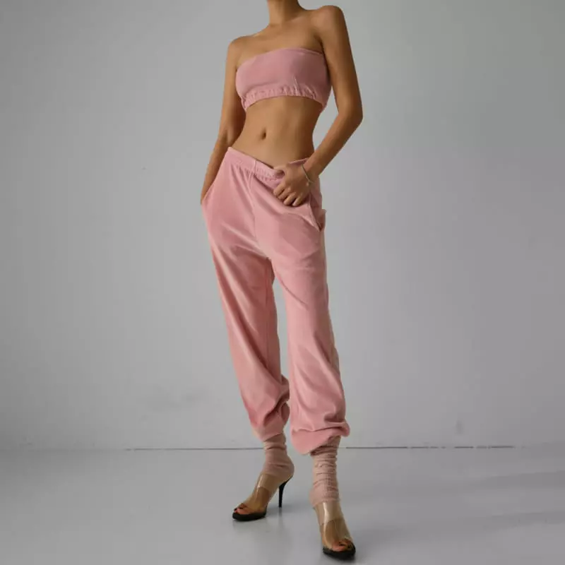 Paper Moon - Korean Women Fashion - #pursuepretty - Strap Lounge Top - 4