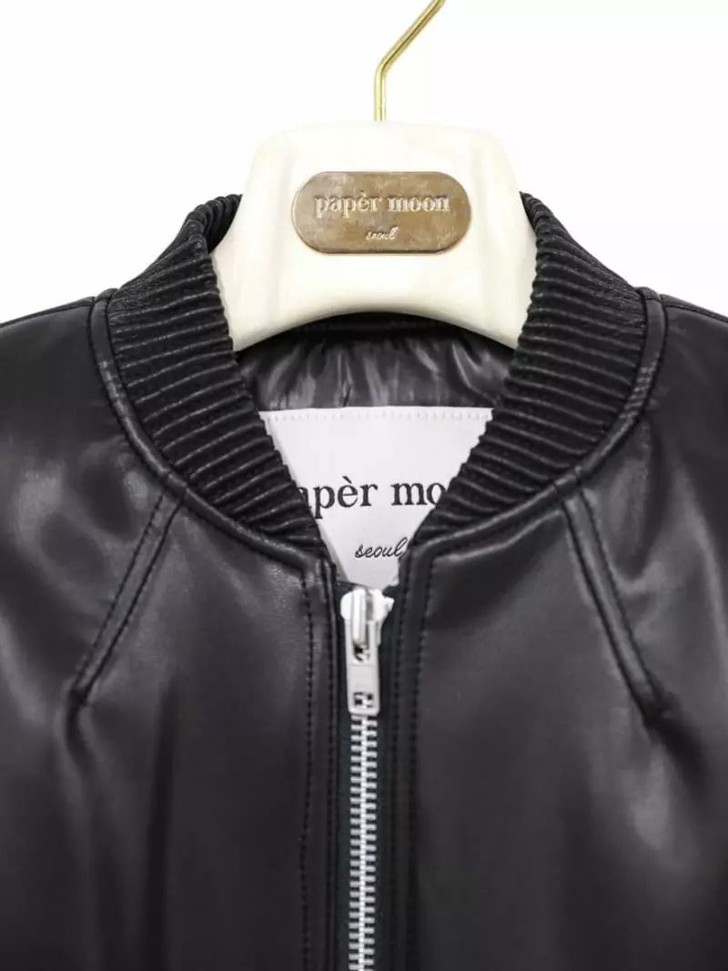 Paper Moon - Korean Women Fashion - #romanticstyle - Vigan Leather Jacket - 5