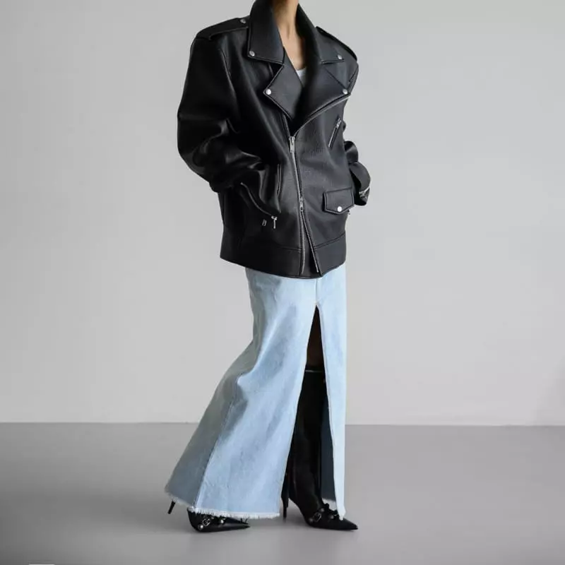 Paper Moon - Korean Women Fashion - #shopsmall - Ice bLue Denim Skirt - 6