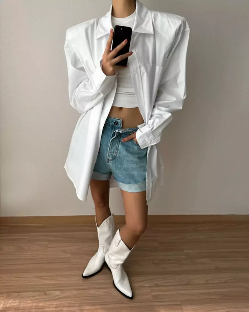 Paper Moon - Korean Women Fashion - #thatsdarling - Maxy Shirt - 11