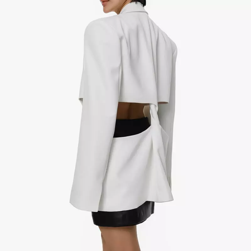 Paper Moon - Korean Women Fashion - #shopsmall - Square Minimal Jacket - 4