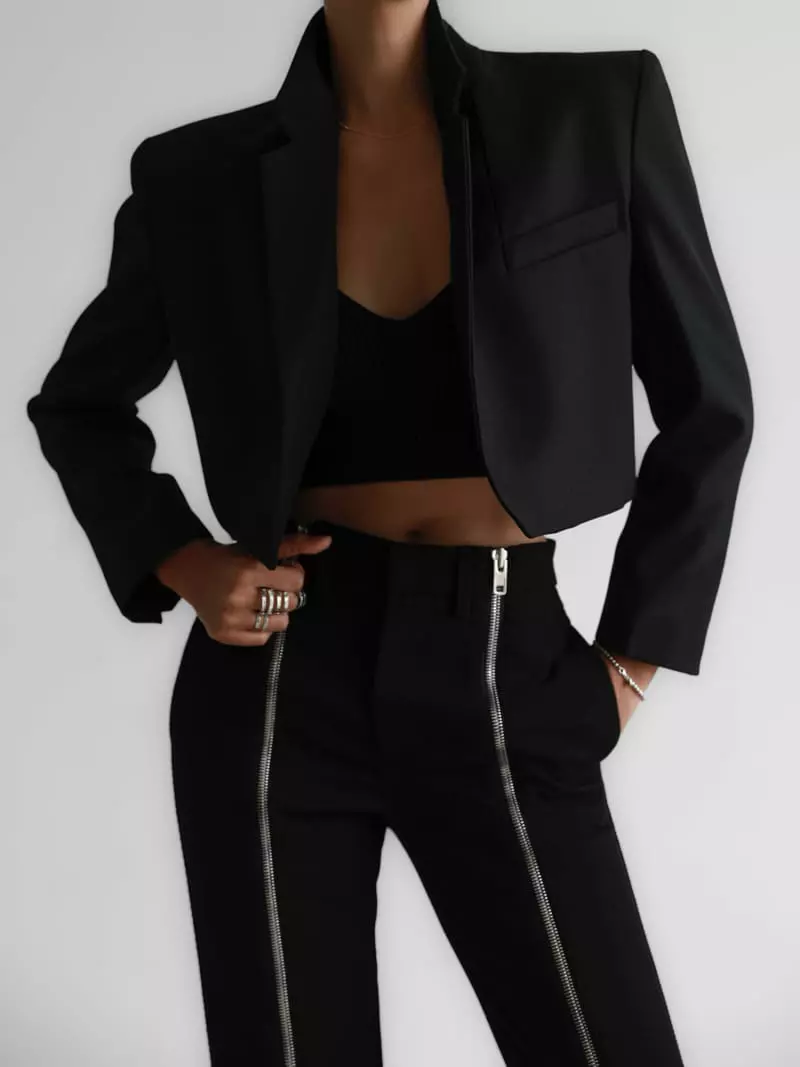 Paper Moon - Korean Women Fashion - #thelittlethings - Open Crop Jacket - 3