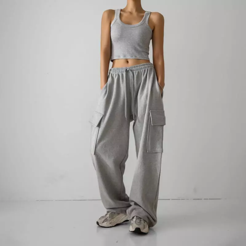 Paper Moon - Korean Women Fashion - #vintageinspired - Cargo Pants - 3