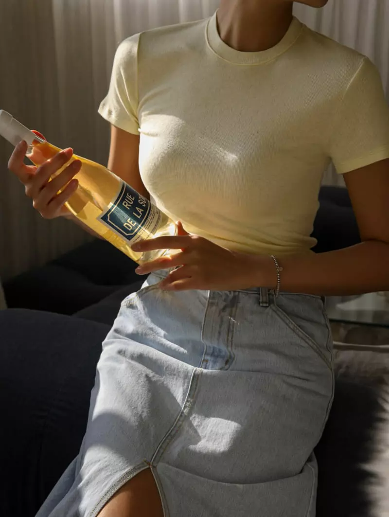 Paper Moon - Korean Women Fashion - #vintageinspired - Rib Slim Tee - 2