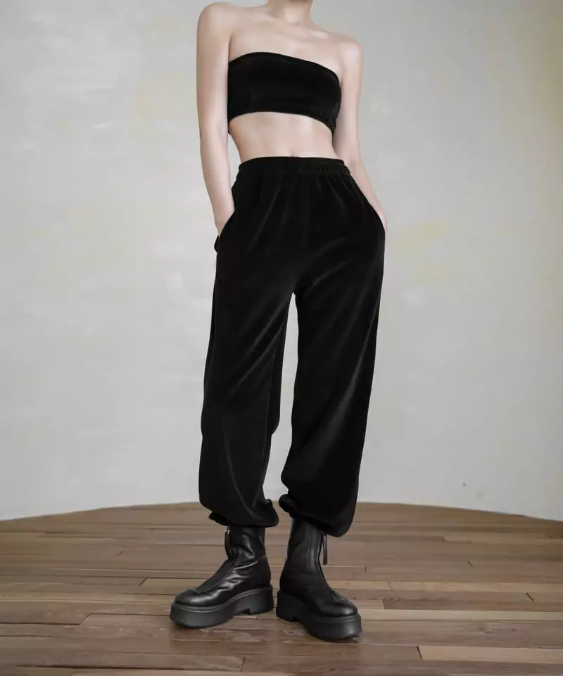 Paper Moon - Korean Women Fashion - #vintagekidsstyle - Veloure Pants - 8