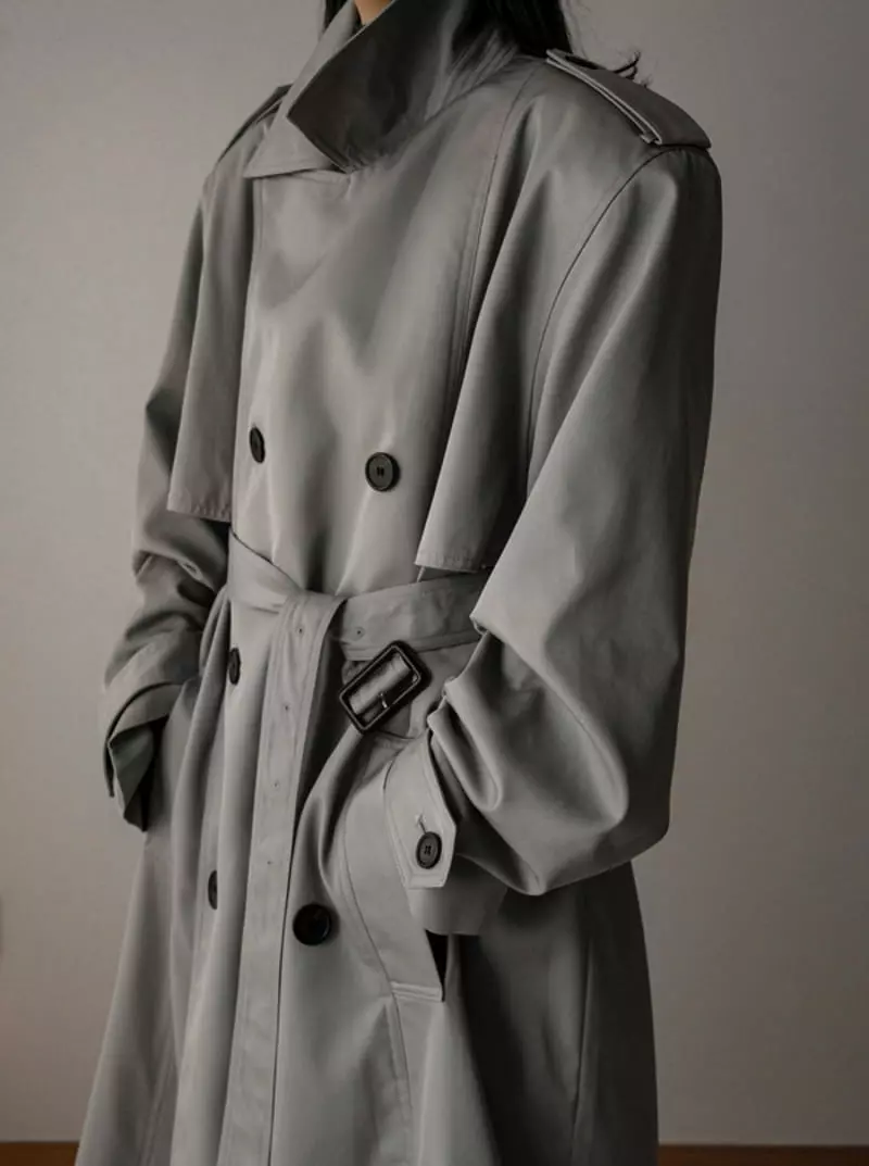 Paper Moon - Korean Women Fashion - #vintagekidsstyle - Padded Trench Coat - 8