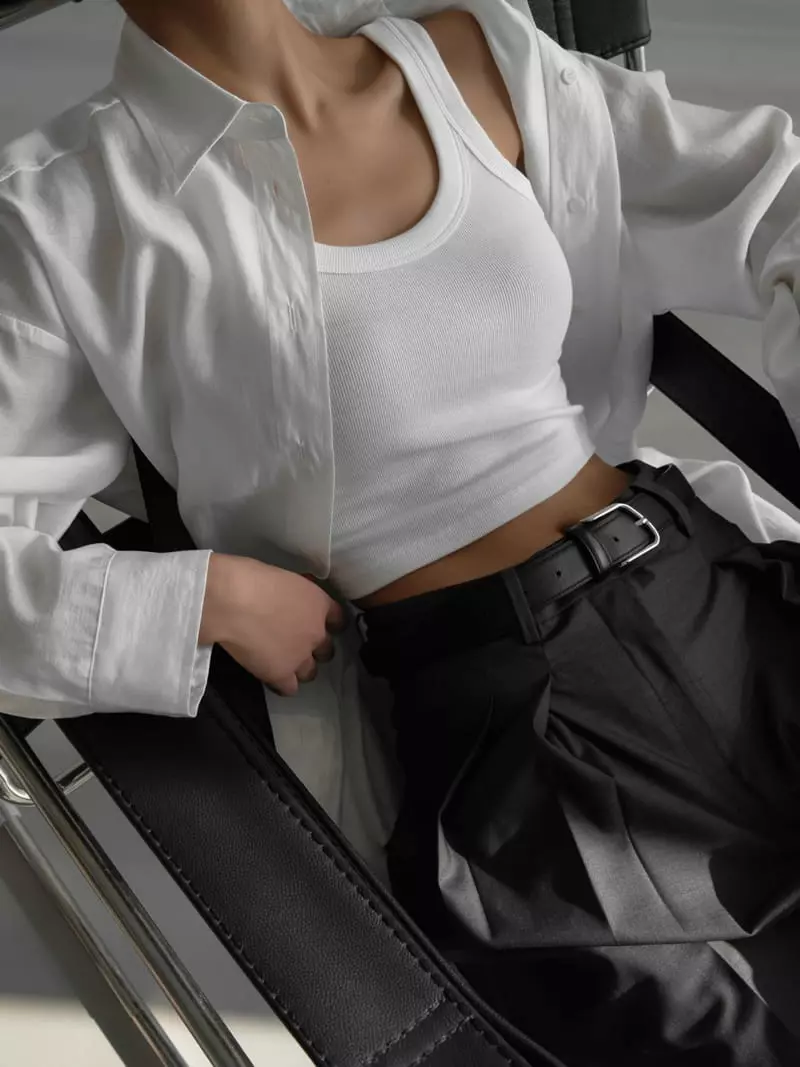 Paper Moon - Korean Women Fashion - #womensfashion - Sheer Silky Shirt - 7