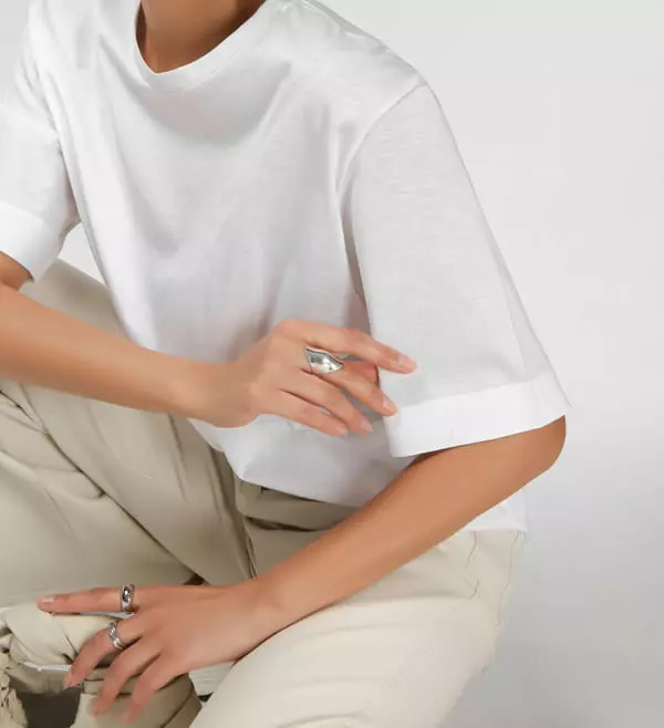 Paper Moon - Korean Women Fashion - #womensfashion - Luxe Silket Tee - 5