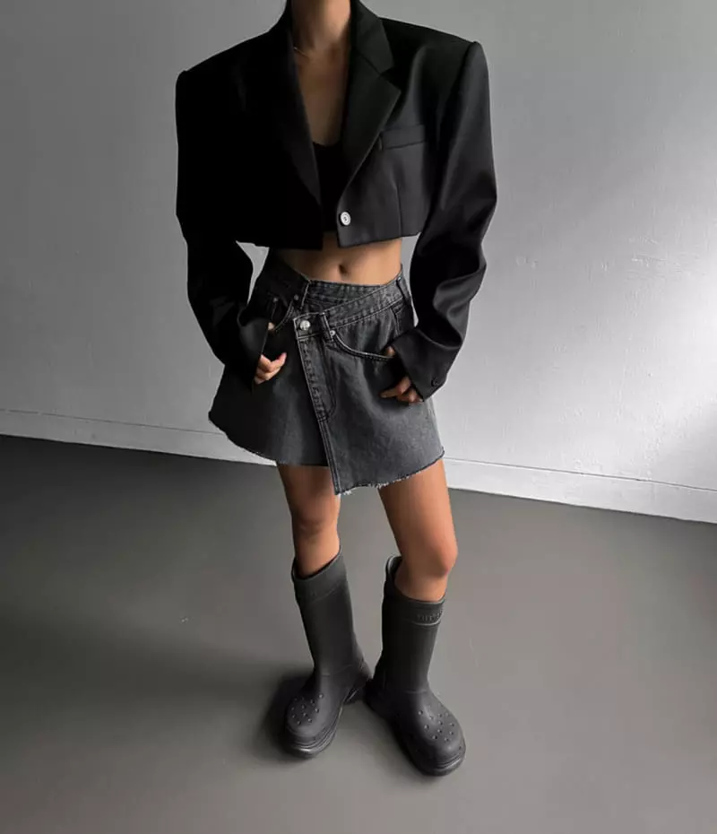 Paper Moon - Korean Women Fashion - #womensfashion - Unbalance Skirt - 2