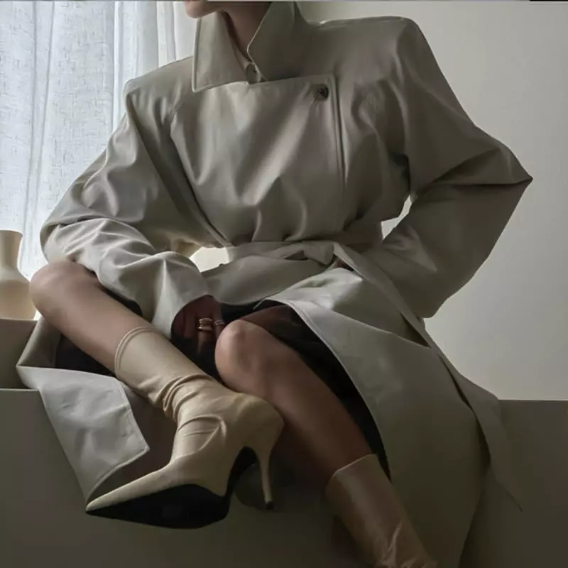 Paper Moon - Korean Women Fashion - #womensfashion - Padded Trench Coat - 3