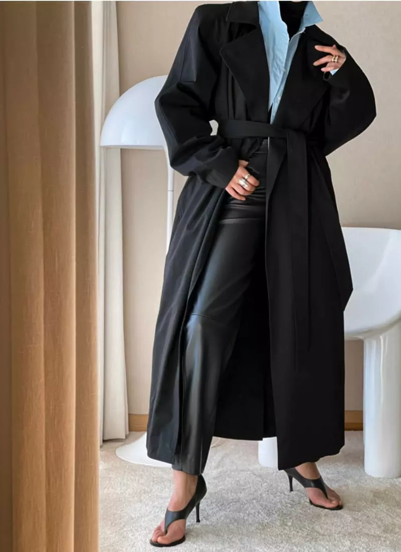 Paper Moon - Korean Women Fashion - #womensfashion - Padded Trench Coat - 5