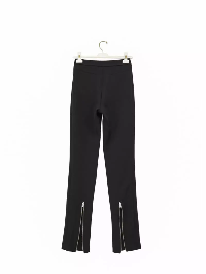 Paper Moon - Korean Women Fashion - #womensfashion - Back Zipper Pants - 11