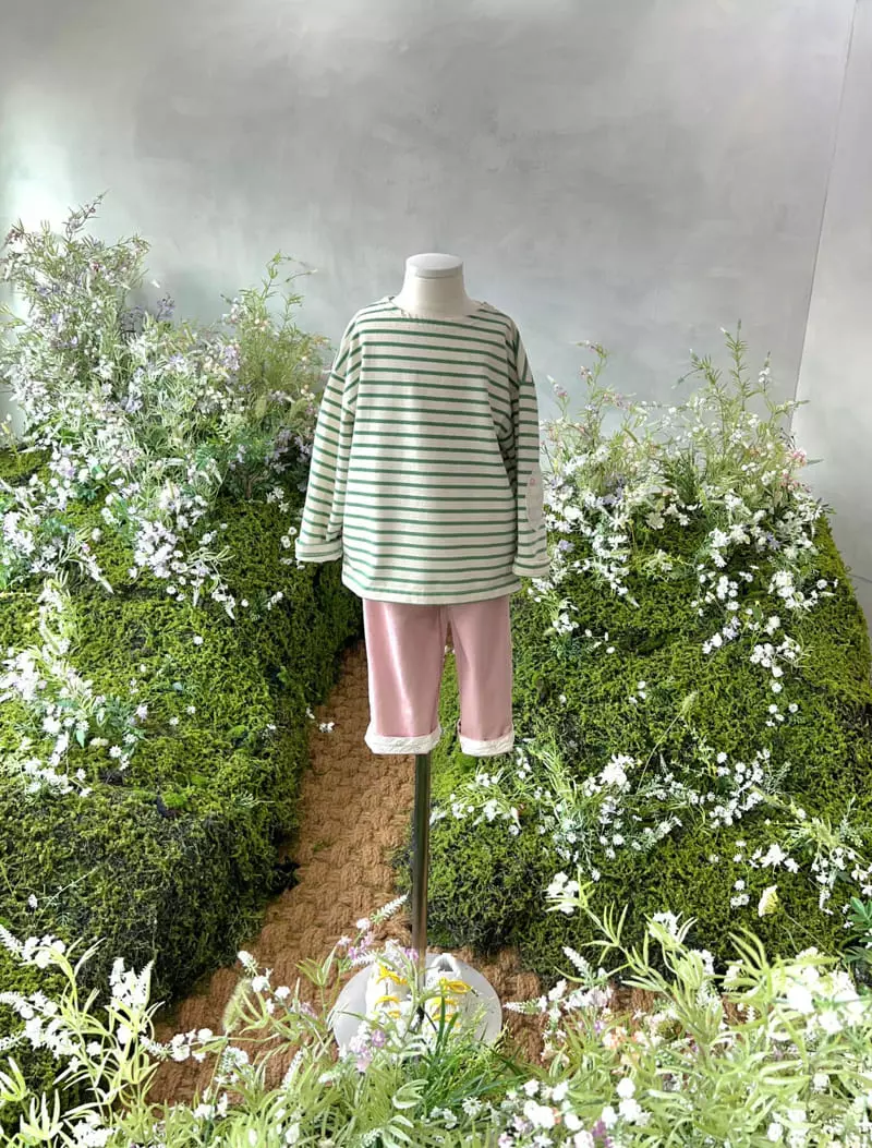 Paper Studios - Korean Children Fashion - #childofig - Smile Stripes Tee - 6