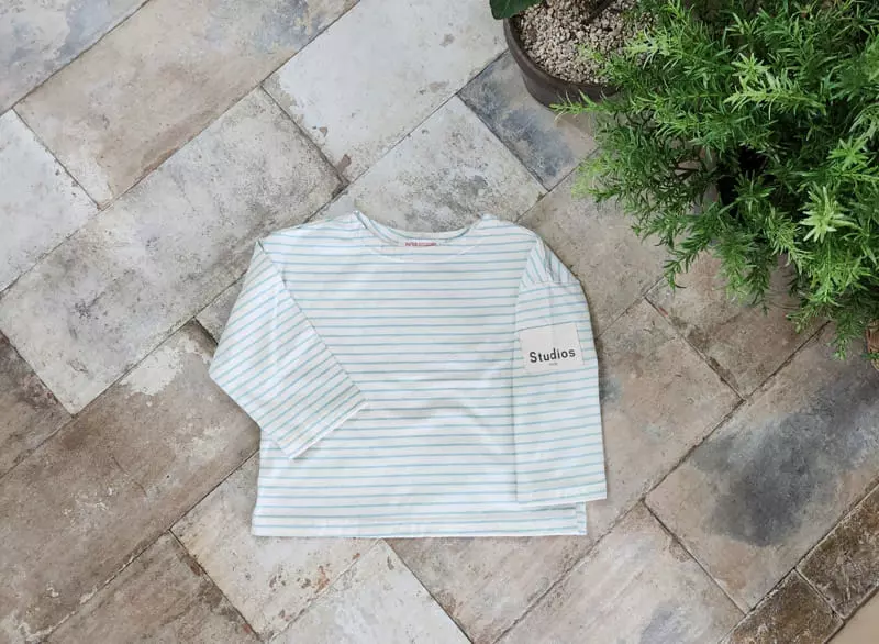 Paper Studios - Korean Children Fashion - #fashionkids - Wapen Stripes Tee - 6