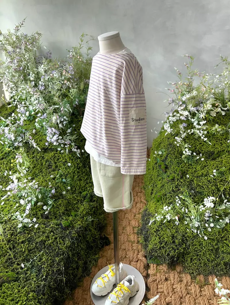 Paper Studios - Korean Children Fashion - #kidsstore - Wapen Stripes Tee - 8