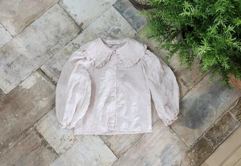 Paper Studios - Korean Children Fashion - #Kfashion4kids - Cherry Blossoms Blouse - 4