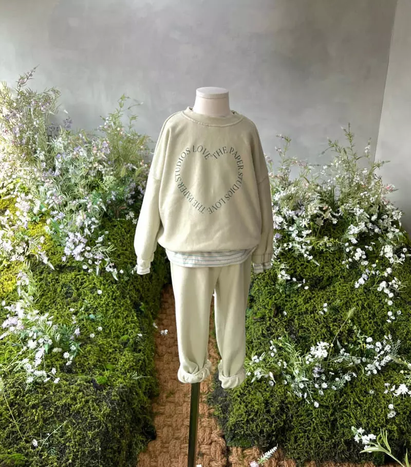 Paper Studios - Korean Children Fashion - #magicofchildhood - P Heart Sweatshirt - 6
