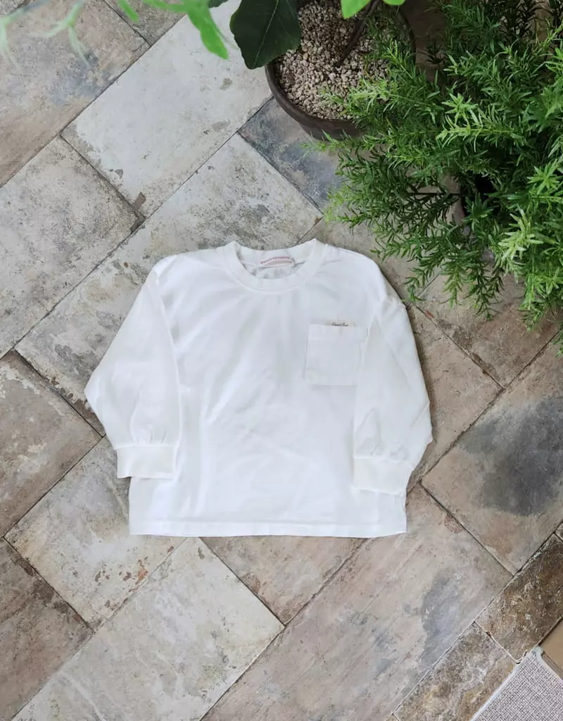 Paper Studios - Korean Children Fashion - #stylishchildhood - Pocket Tee - 2