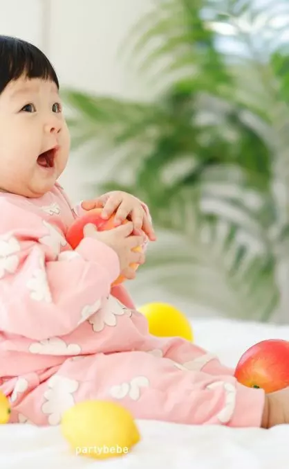 Party Kids - Korean Baby Fashion - #babygirlfashion - Cloud Top Bottom Set - 3