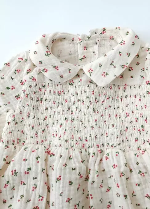 Party Kids - Korean Baby Fashion - #babyoninstagram - Baby Bell Flower Bodysuit - 2