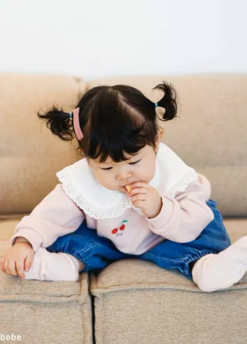 Party Kids - Korean Baby Fashion - #babyootd - Cherry Ble Sweatshirt - 5