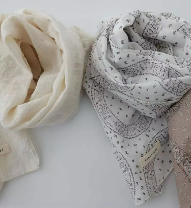 Party Kids - Korean Baby Fashion - #babyoutfit - Spring Picnic Muffler - 2