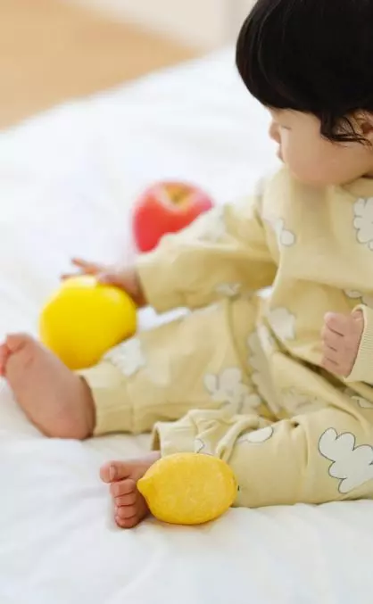 Party Kids - Korean Baby Fashion - #babyoutfit - Cloud Top Bottom Set - 8