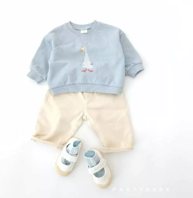 Party Kids - Korean Baby Fashion - #babywear - Duck Sweatshirt - 9