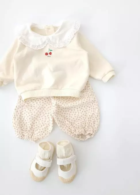 Party Kids - Korean Baby Fashion - #onlinebabyboutique - Cherry Ble Sweatshirt - 9