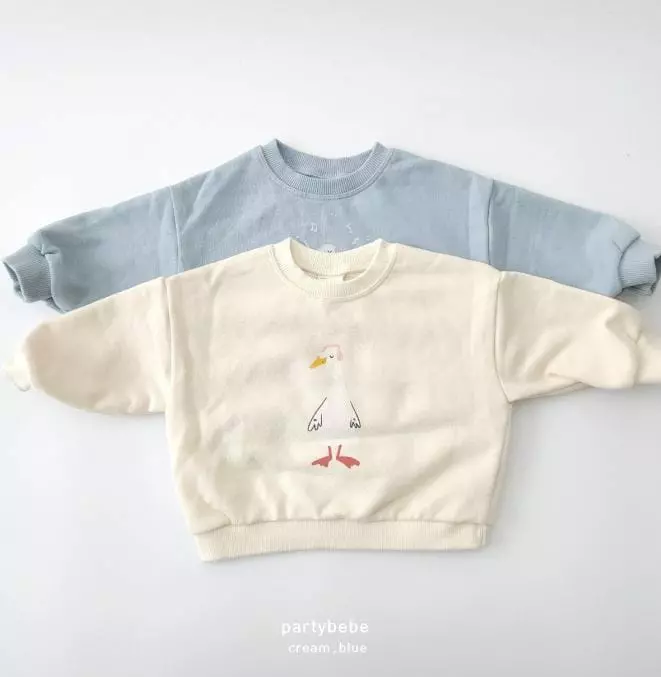 Party Kids - Korean Baby Fashion - #onlinebabyshop - Duck Sweatshirt - 11