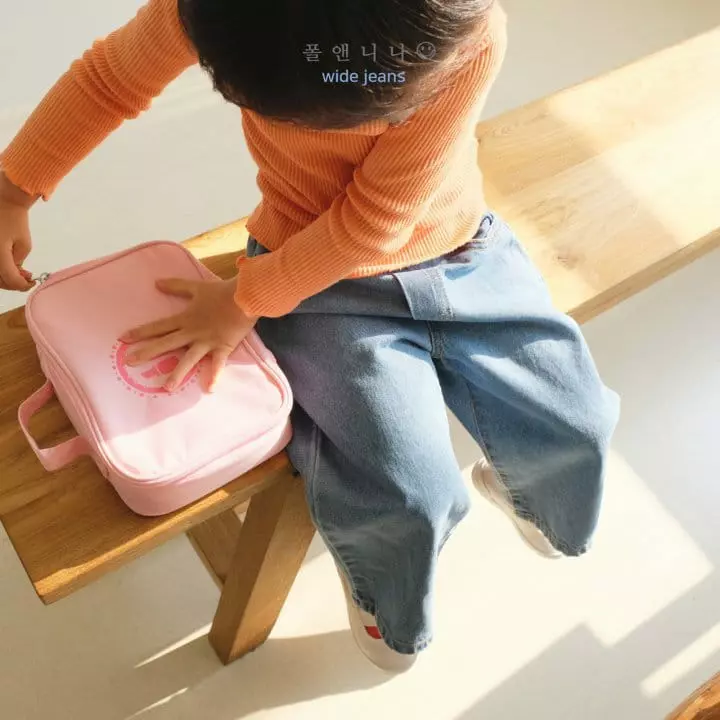 Paul & Nina - Korean Children Fashion - #Kfashion4kids - Wide Jeans