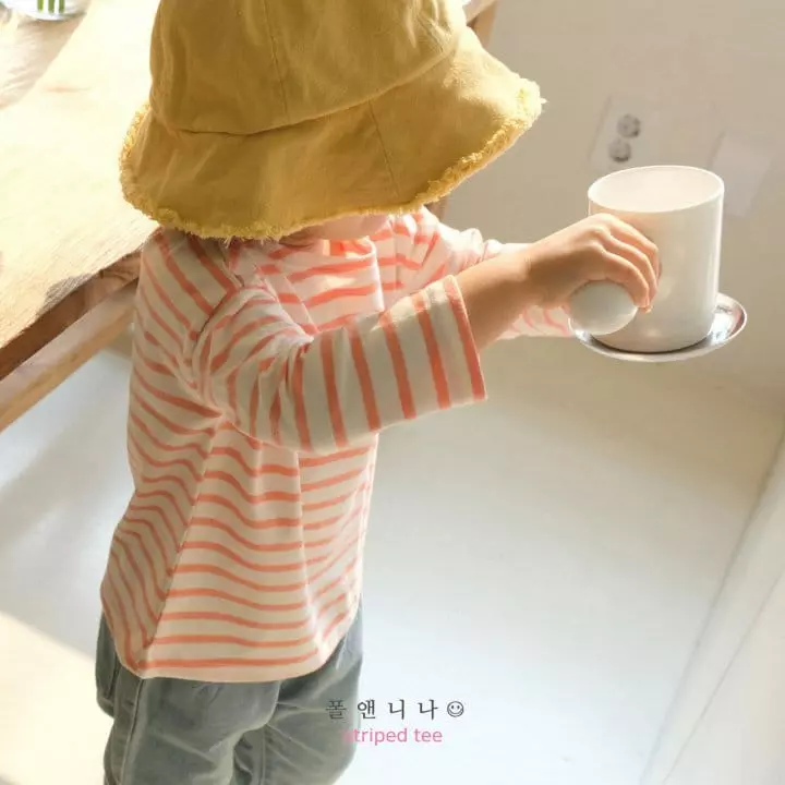 Paul & Nina - Korean Children Fashion - #stylishchildhood - Just Pretty Stirpes Tee - 4