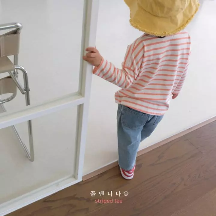 Paul & Nina - Korean Children Fashion - #designkidswear - Just Pretty Stirpes Tee - 6