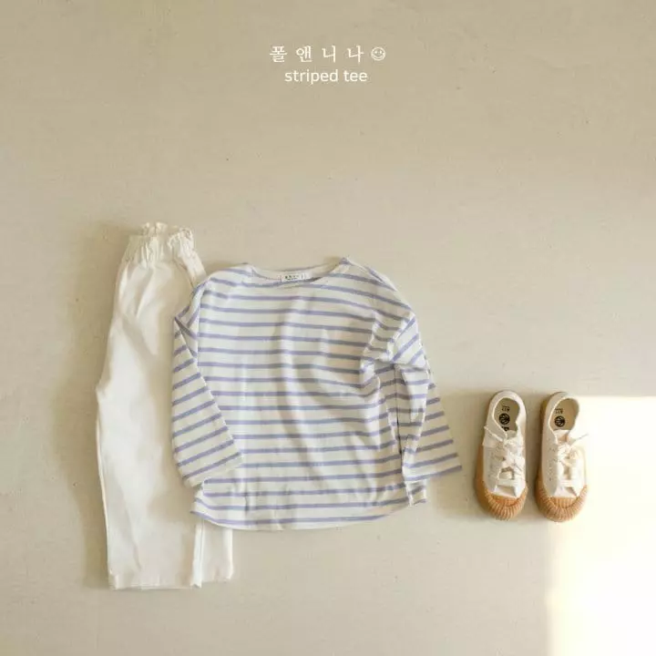 Paul & Nina - Korean Children Fashion - #kidsstore - Just Pretty Stirpes Tee - 10