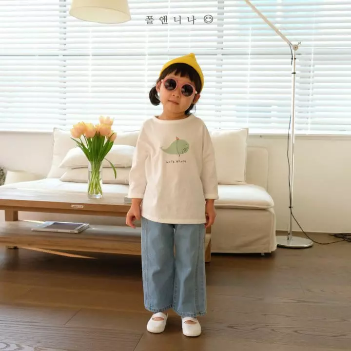Paul & Nina - Korean Children Fashion - #kidzfashiontrend - Cut Dolphin Tee - 5