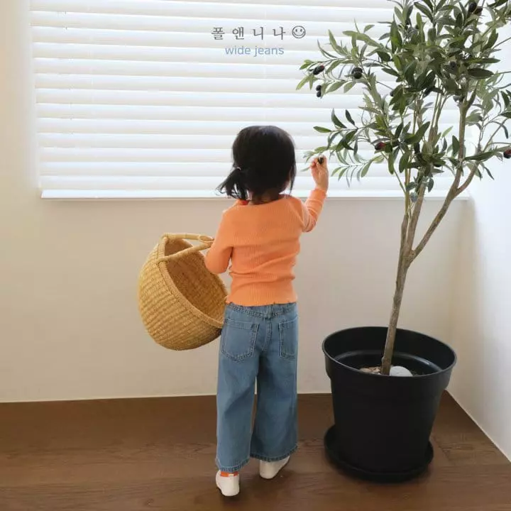 Paul & Nina - Korean Children Fashion - #magicofchildhood - Wide Jeans - 4