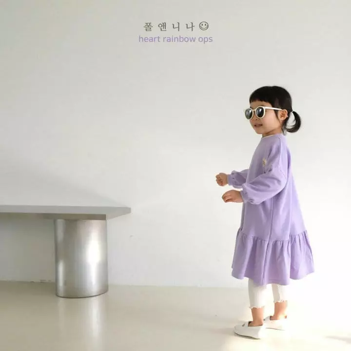 Paul & Nina - Korean Children Fashion - #stylishchildhood - Heart Rainbow One-pice - 10