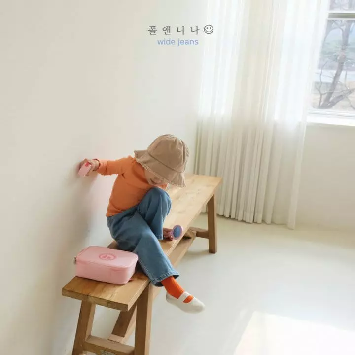 Paul & Nina - Korean Children Fashion - #stylishchildhood - Wide Jeans - 8