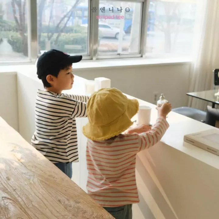 Paul & Nina - Korean Children Fashion - #todddlerfashion - Just Pretty Stirpes Tee