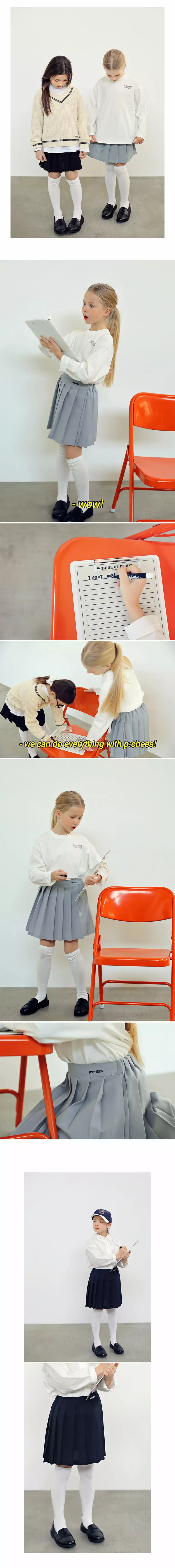 Peach-Cream - Korean Junior Fashion - #designkidswear - Heini Skirt - 2