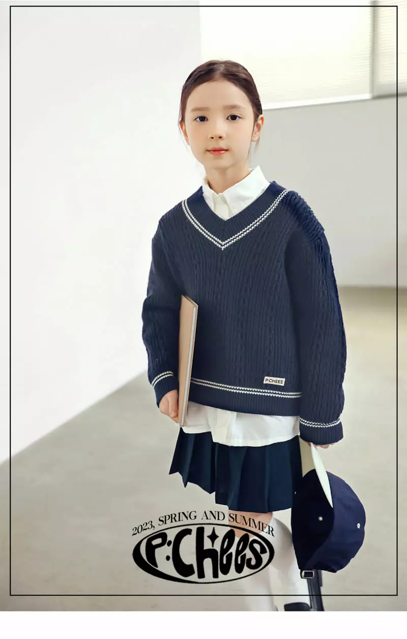 Peach-Cream - Korean Junior Fashion - #fashionkids - Lielo Knit Pullover