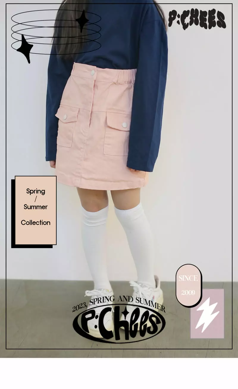 Peach-Cream - Korean Junior Fashion - #littlefashionista - Kinz Skirt