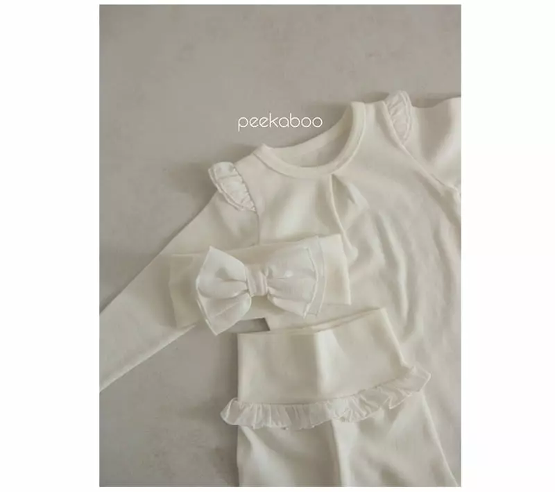 Peekaboo - Korean Baby Fashion - #babyboutique - Harmony Bodysuit Leggings Set - 3