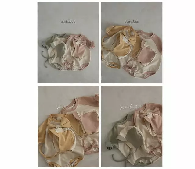 Peekaboo - Korean Baby Fashion - #babyfever - Jumping Bodysuit - 4