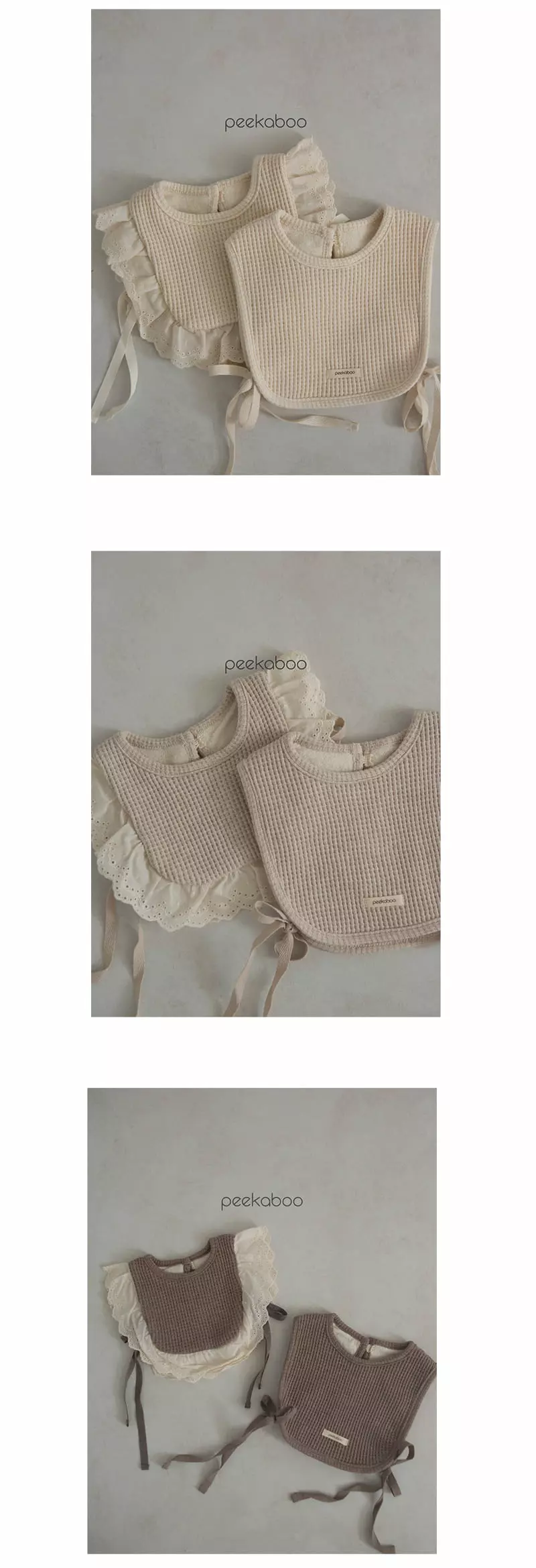 Peekaboo - Korean Baby Fashion - #babylifestyle - Cookie Bib - 4