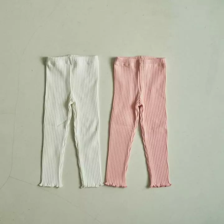 Pepper Mint - Korean Children Fashion - #kidzfashiontrend - Rib LEggings