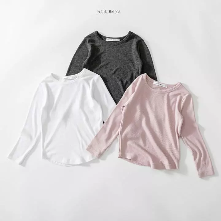 Petit Helena - Korean Children Fashion - #childofig - Bone Rib Tee - 7