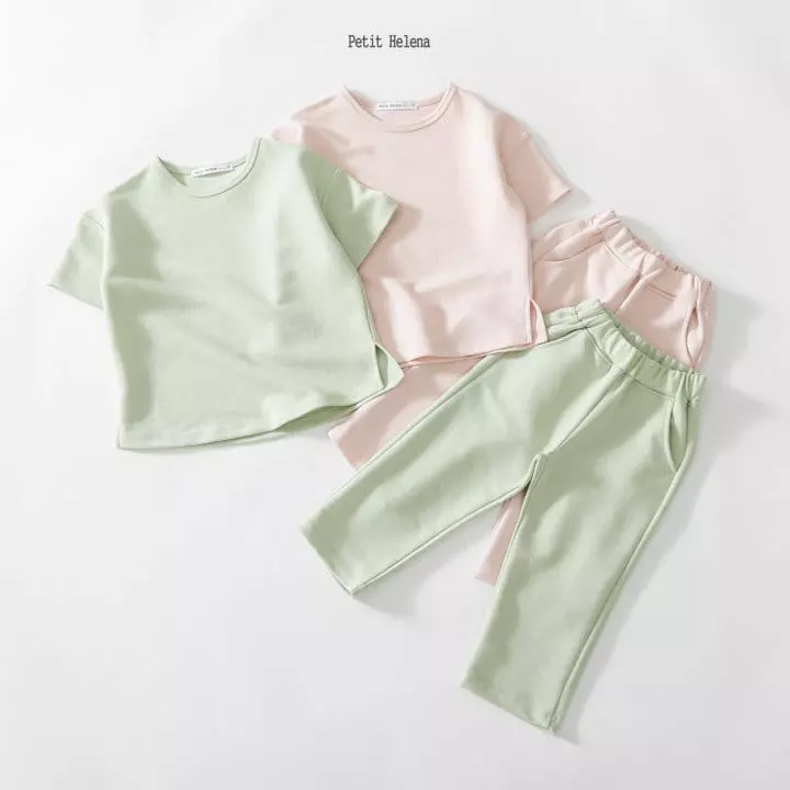 Petit Helena - Korean Children Fashion - #childofig - Clare Top Bottom Set - 2