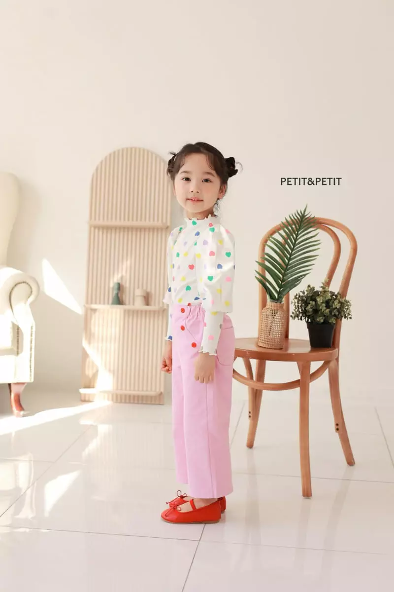 Petit & Petit - Korean Children Fashion - #Kfashion4kids - Cuty Heart Tee - 8